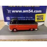 Volkswagen T1 Bus Combi pick up Red - Black 452677800 Schuco