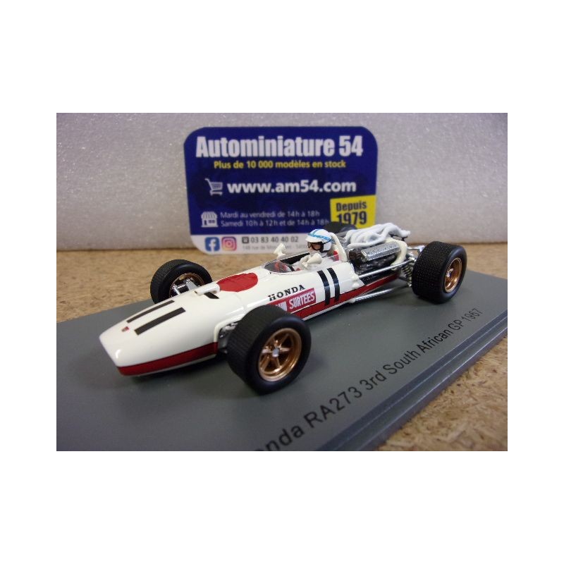 1967 Honda RA273 n°11 John Surtees South African GP S6222 Spark Model