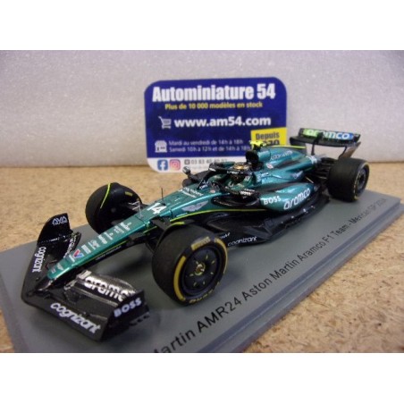 2024 Aston Martin AMR24 n°14 Fernando Alonso Mexican GP S9553 Spark Model