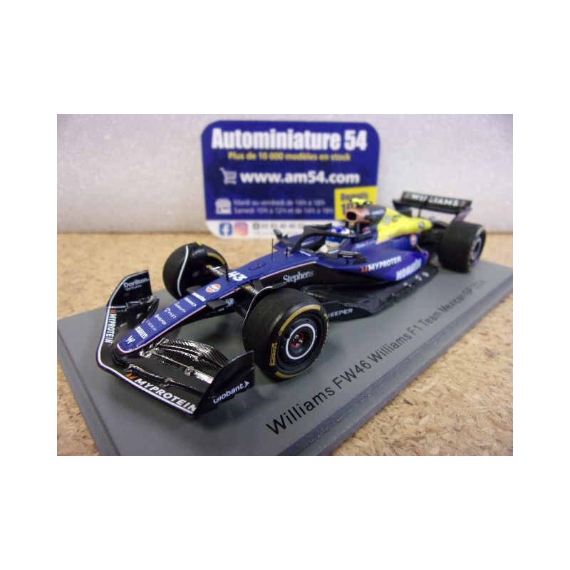 2024 Williams FW46 n°43 Franco Colapinto Mexican GP S9554 Spark Model