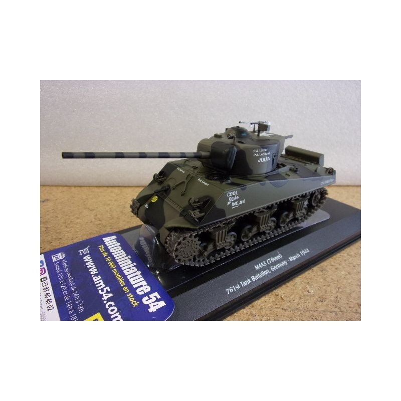 M4A3 US Sherman 76mm 761st Battalion Germany March 1944 Motor City Classic Mcity 23195-44