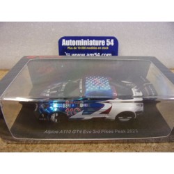 2023 Alpine A110 GT4 Evo n°110 Astier 3rd Pikes Peak S5449 Spark Model