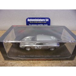 1961 Porsche 718 RS61 n°30 Bonnier - Gurney Le Mans S9734 Spark Model