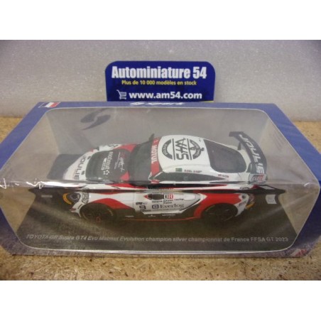 2023 Toyota GR Supra GT4 n°9 Cheli - Joulie 1st Champion France Silver FFSA GT SF330 Spark Model
