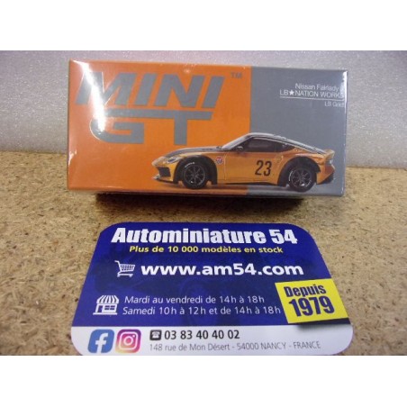Nissan Fairlady Z LBWorks Gold MGT00782 Mini GT