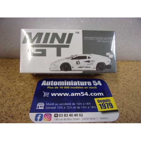 Lamborghini Countach LB Works 2024 Tokyo Auto Salon  MGT00966 True Scale Models Mini GT