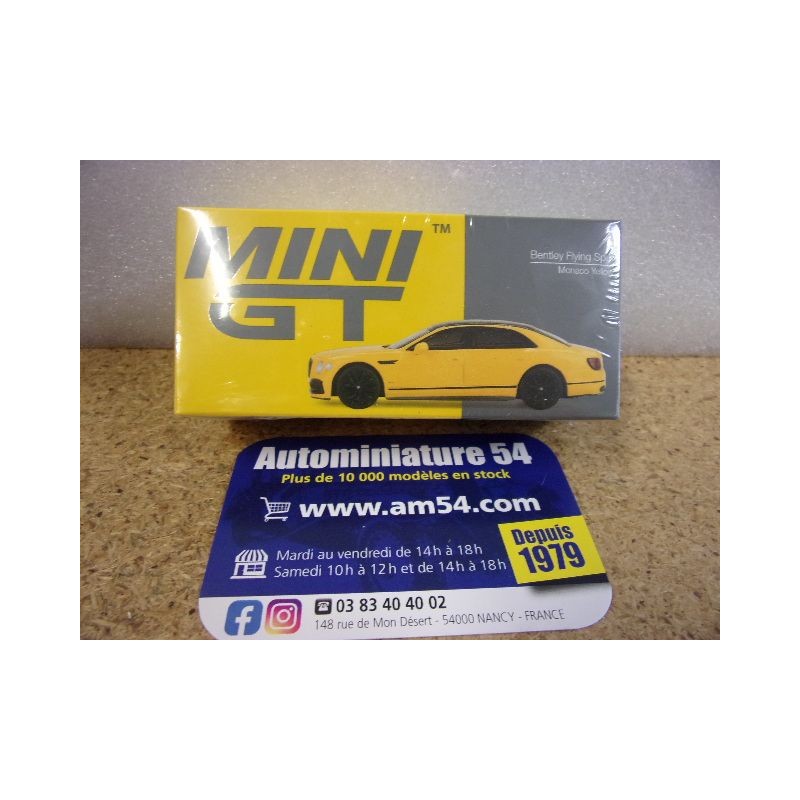 Bentley Flying Spur Monaco Yellow MGT00955 True Scale Models Mini GT