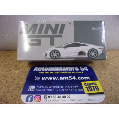 Jaguar C-X75 Prototype Silver MGT00960 True Scale Models Mini GT