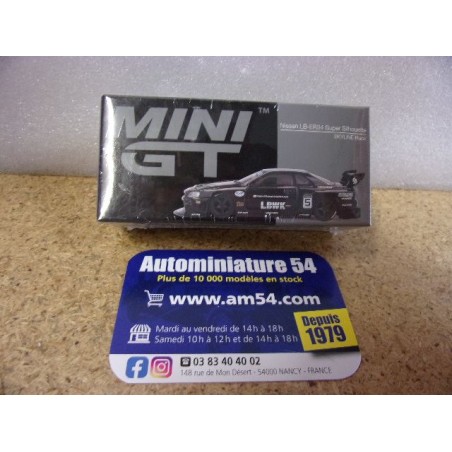 Nissan LB Works Skyline GT-R R34 Super Silhouette Black MGT0844 True Scale Models Mini GT