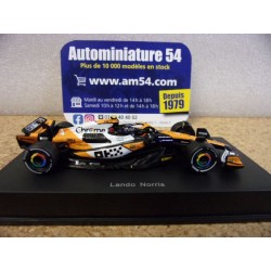 2024 McLaren MCL38 n°4 Lando Norris 1st winner Singapore Y409 Spark Model Sparky 1.64