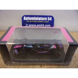 2024 Alpine A524 BWT n°31 Esteban Ocon 2nd Brazilian Y412 Spark Model Sparky 1.64