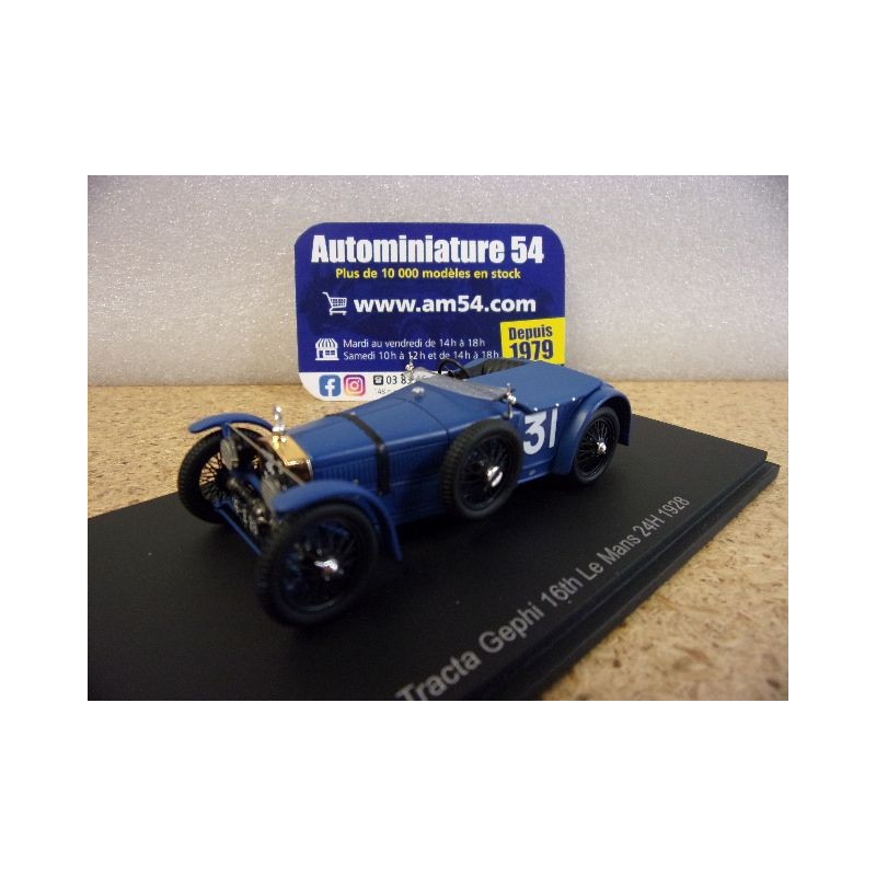 1927 Tracta Gephi n°31 Bourcier - Vasena 16th Le Mans S8122 Spark Model