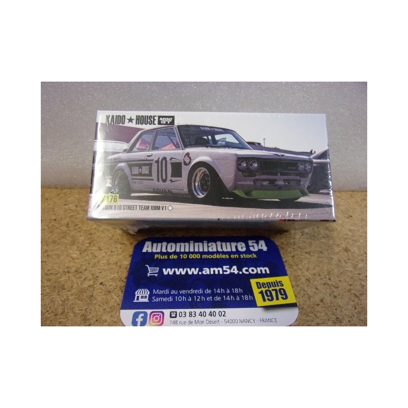Datsun Kaido House 510 Street Team XMM V1 KHMG176 True Scale Miniatures MinGT