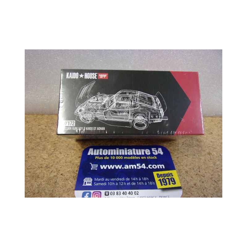 Nissan Datsun Fairlady Z Kaido GT Advan KHMG172 True Scale Miniatures MinGT