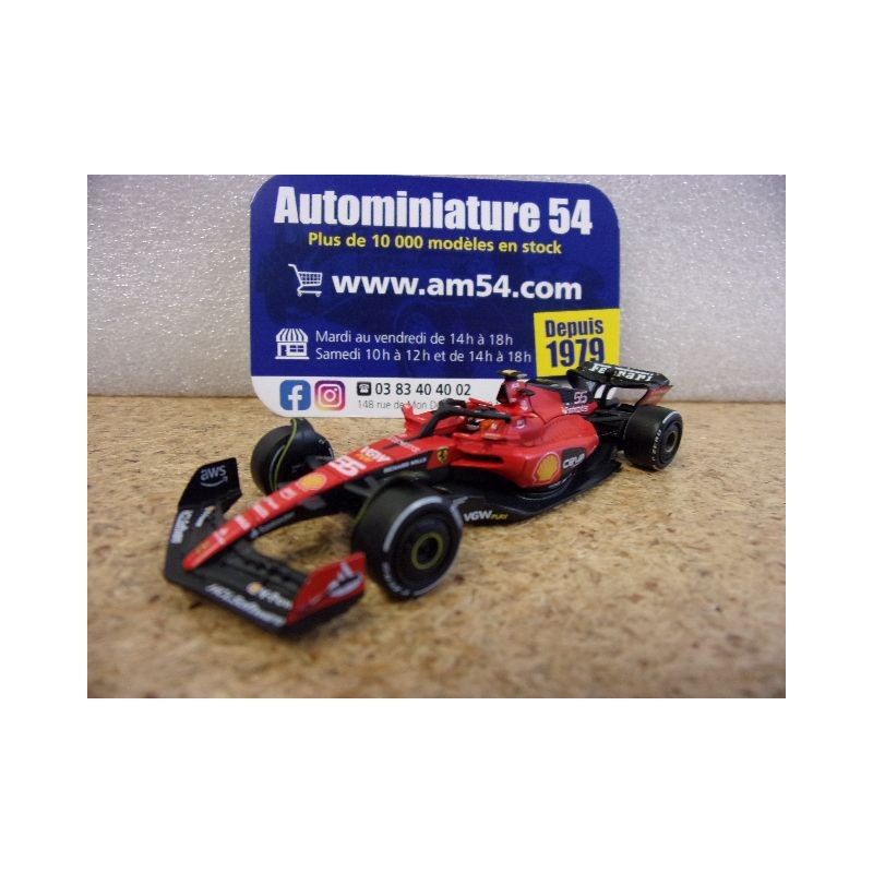 2023 Ferrari SF-23 n°55 Carlos Sainz Bahrain GP  BBRModels BBRFER64015 MiniGT 1/64