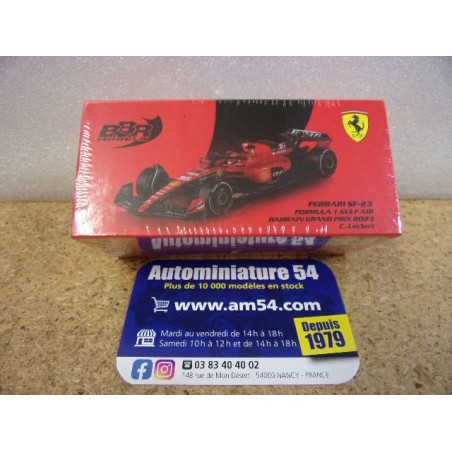 2023 Ferrari SF-23 n°16 Carlos Charles Leclerc GP BBRModels BBRFER64015 MiniGT 1/64