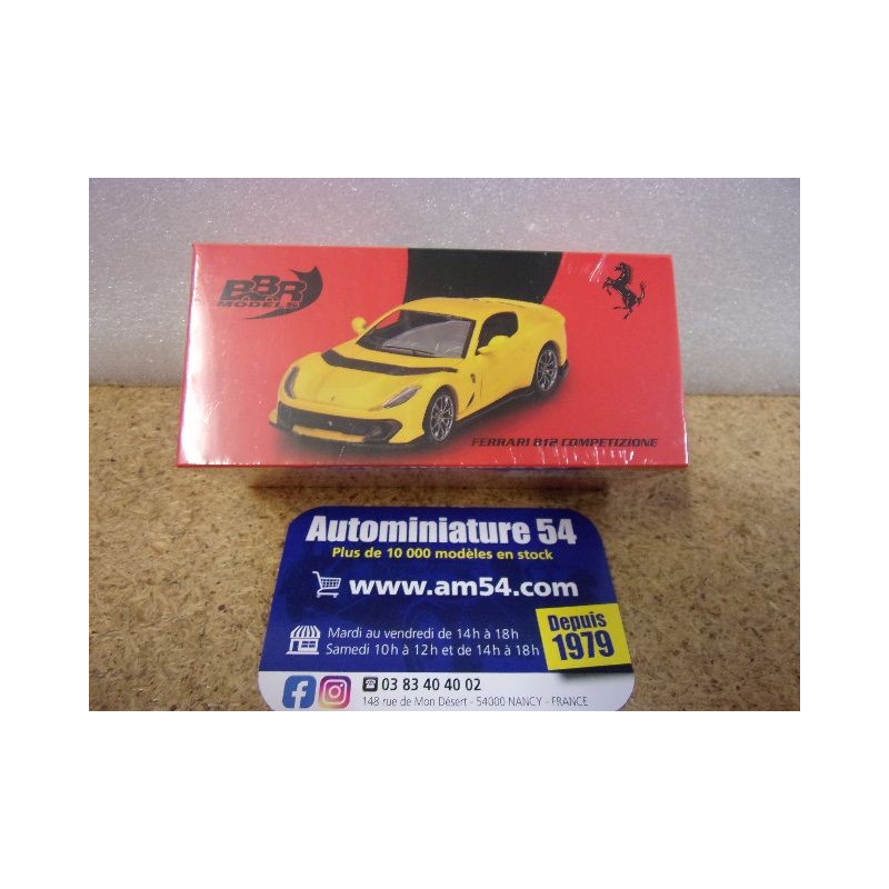 Ferrari 812 Competizione Giallo Modena BBRModels BBRFER64008 MiniGT 1/64