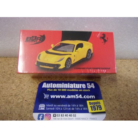 Ferrari 812 Competizione Giallo Modena BBRModels BBRFER64008 MiniGT 1/64