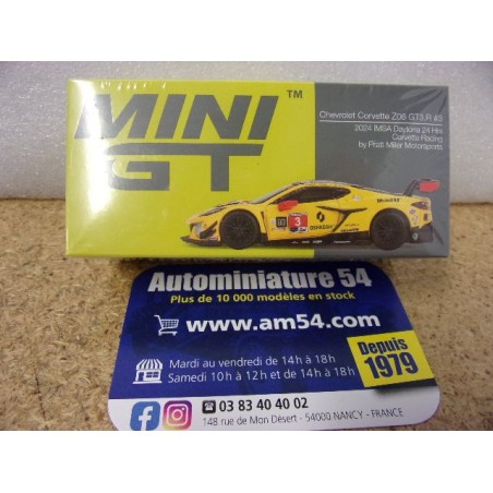 2024 Chevrolet Corvette Z06 GT3R n°3 24h Daytona MGT00854 True Scale Models Mini GT