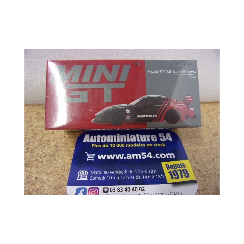 Mazda RX-7 LB Super Silouette Advan MGT00983 True Scale Models Mini GT