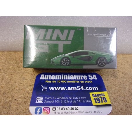 Lamborghini Countach LPI 800-4 Verde Medio MGT00976 True Scale Models Mini GT