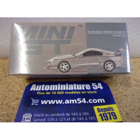 Toyota Supra VeilSide Combat V2 Combat Grey MGT00978 True Scale Models Mini GT