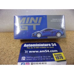 Chevrolet Corvette Stingray C8 Z06 Eklart Lake Blue Met. MGT00892 Mini GT