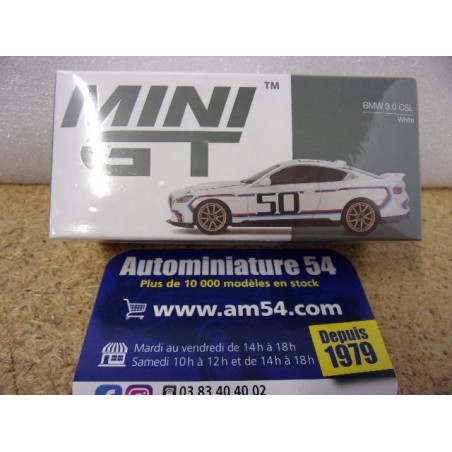 BMW M4 3.0 CSL Heritage MGT00863 True Scale Models Mini GT