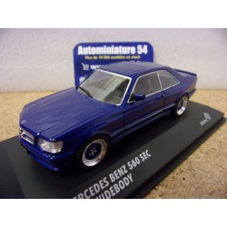 Mercedes 560 SEC AMG Widebody Blue 1990 S4310907 Solido