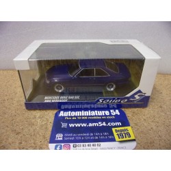 Mercedes 560 SEC AMG Widebody Blue 1990 S4310907 Solido