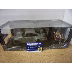 Porsche 911- 964 RWB RAUH Welt Nardo Grey 2024 + Figurine Akira Nakai S1808517 Solido