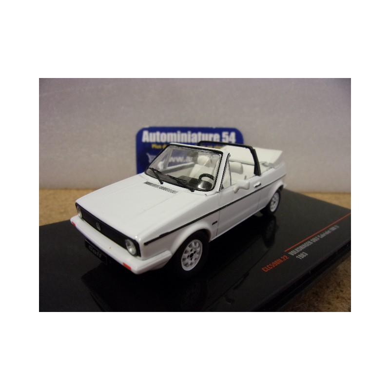Volkswagen Golf 1 Cabrio White 1983 CLC590 Ixo Models