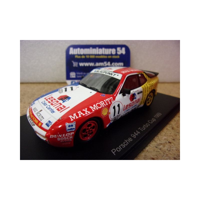 1989 Porsche 944 Turbo Cup n°11 J. Van Ommen SG628 Spark Model