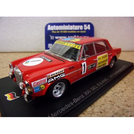 1972 Mercedes - Benz 300 SEL 6.8 AMG n°1 Heyer - Betzler 24H Nurburgring SG940 Spark Model