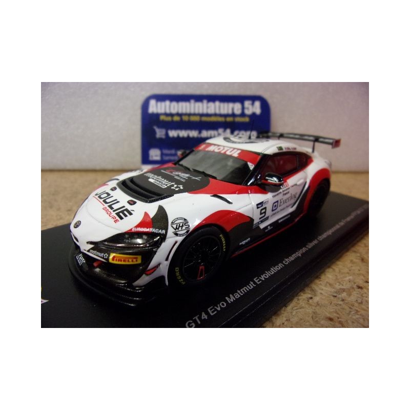 2023 Toyota GR Supra GT4 n°9 Cheli - Joulie 1st Champion France Silver FFSA GT SF330 Spark Model