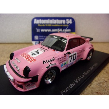 1981 Porsche 934 n°70 Perrier - Bertapelle - Salam Le Mans S9846 Spark Model