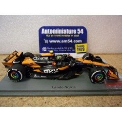 2024 McLaren MCL38 n°4 Lando Norris 1st Winner Abu Dhabi GP S9568 Spark Model