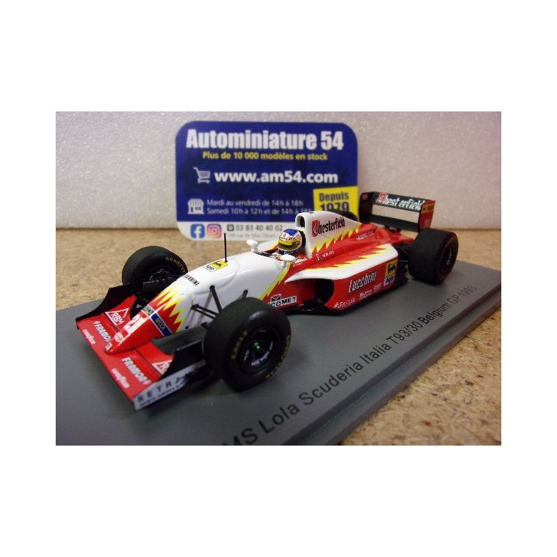 1993 BMS Lola Scuderia Italia T93-30 n°21 Michele Alboreto Belgium GP S5755 Spark Model