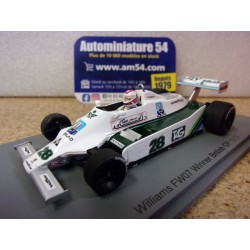 1979 Williams FW07 n°28 Clay Regazzoni 1st Winner British GP S6990 Spark Model