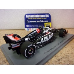 2024 MoneyGram Haas VF24 n°50 Olie Bearman 10th Azerbaijan GP S9563 Spark Model