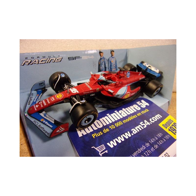 2024 Ferrari F1 SF-24 n°16 Charles Leclerc Miami GP 18-36844-LMi Bburago Racing