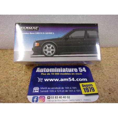 Mercedes 190 E 2.5 16 Evo1 Noir T64G-057-BK Tarmac Works