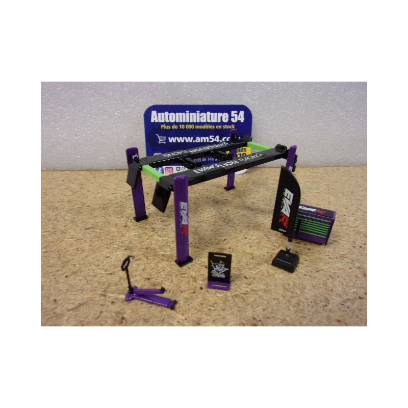 Garage Tools Set EVAR - pont élévateur + accesoires T64A-TL001-EVA Tarmac Works