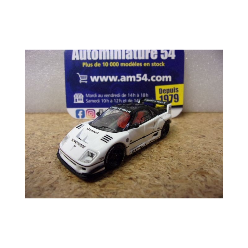 Mazda AZ1 Liberty Walk LB40 Ferrari F40 Hommage 2024 Tokyo Auto Salon MGT00953 True Scale Models Mini GT