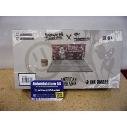Diorama Street Art LA Lowrider 2024 AD2423 American Diorama Echelle1-64