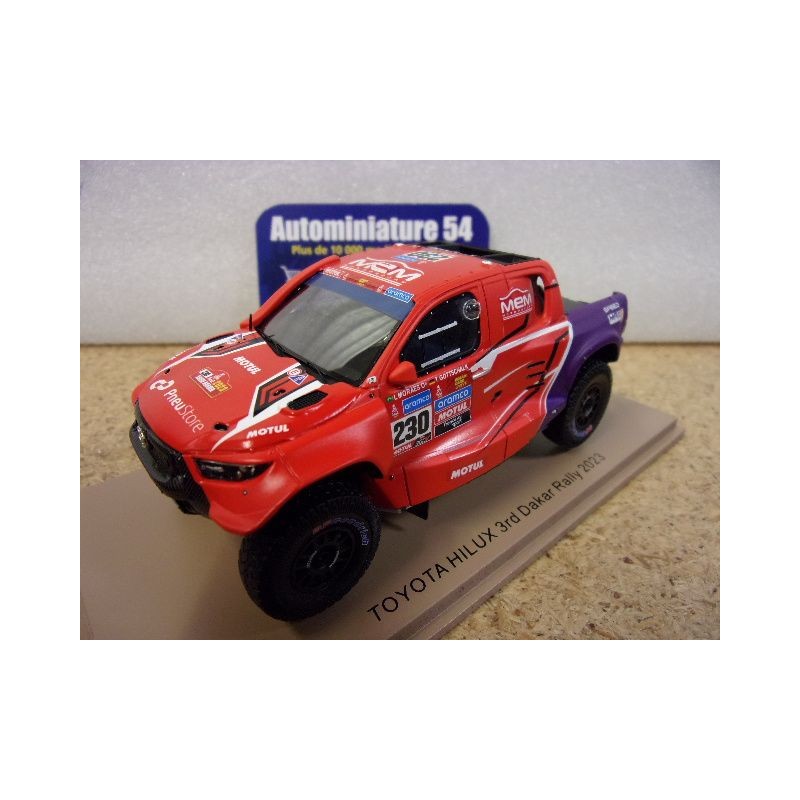 2023 Toyota GR DKR Hilux n°230 Moraes - Gottschalk 3rd Rally Dakar S5886 Spark Model