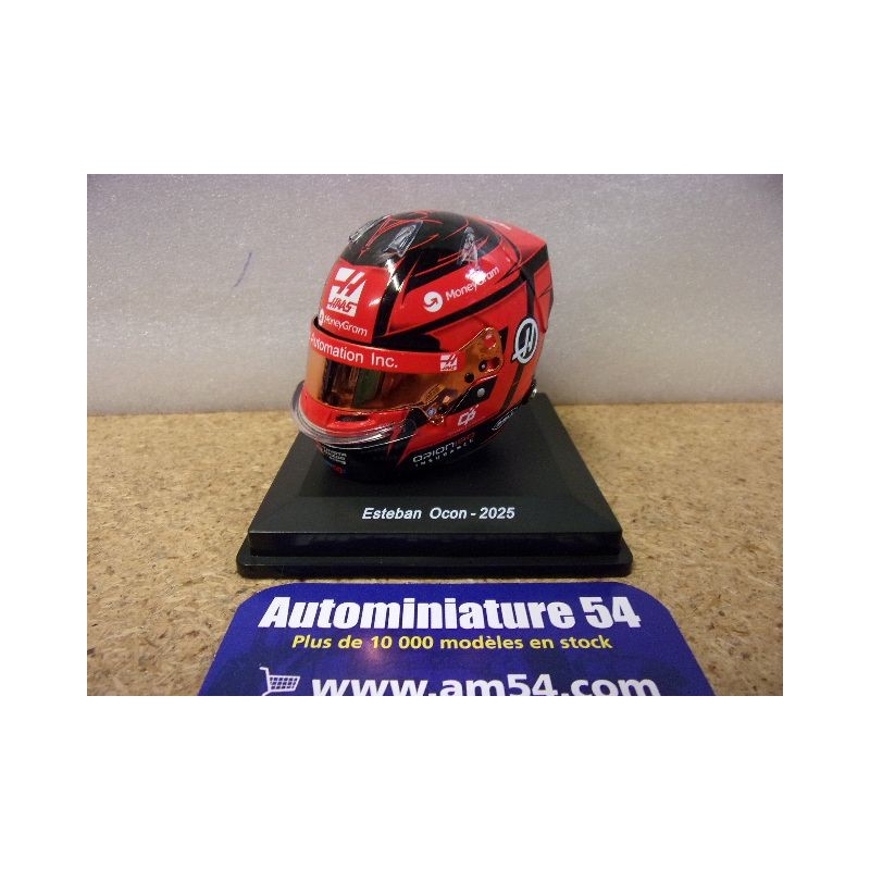 2025 Casque Esteban Ocon HAAS F1 Team 1/5 5HF184 Spark Model