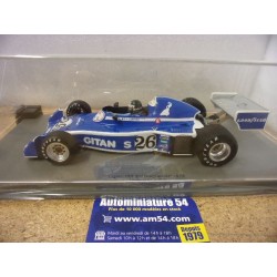 1976 Ligier JS5 n°26 Jacques Laffite 3rd GP Belgique 18S711 Spark Model