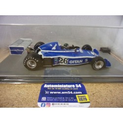1976 Ligier JS5 n°26 Jacques Laffite 3rd GP Belgique 18S711 Spark Model