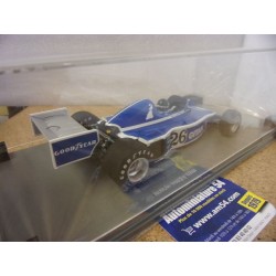 1976 Ligier JS5 n°26 Jacques Laffite 3rd GP Belgique 18S711 Spark Model